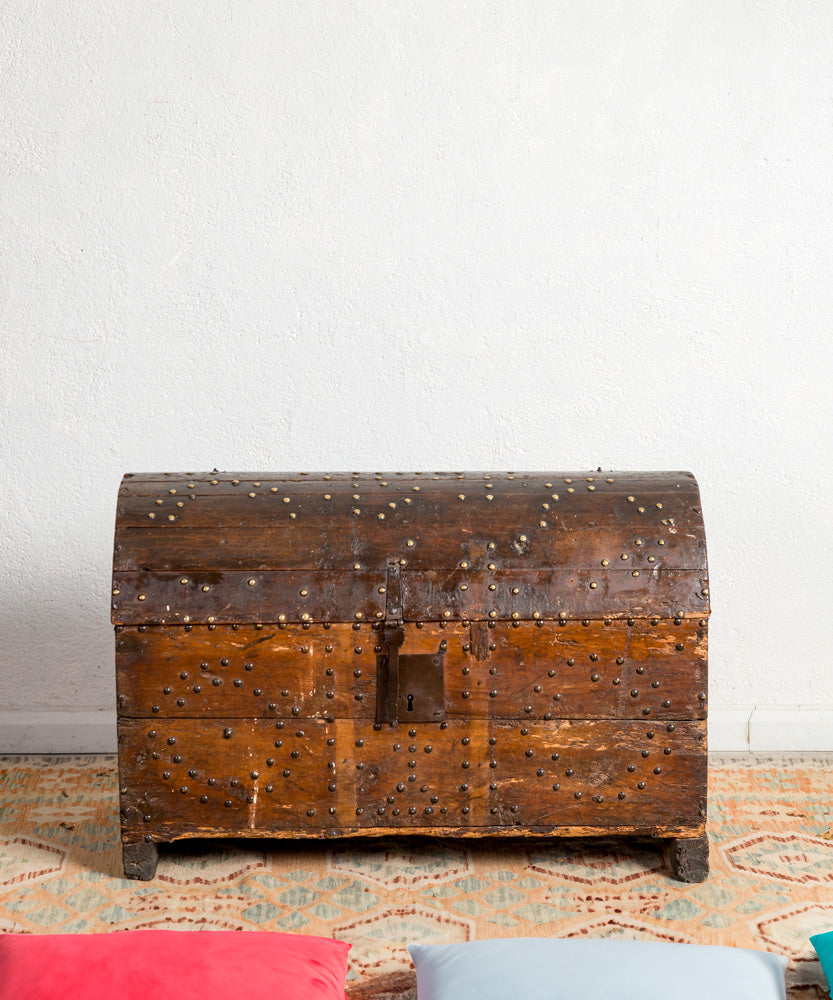 Wooden chest from the 18th century