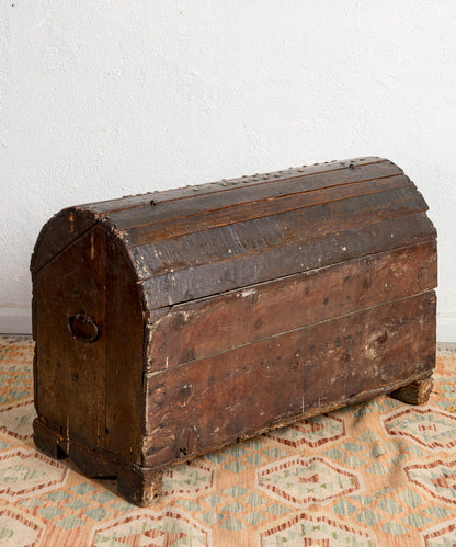 Wooden chest from the 18th century