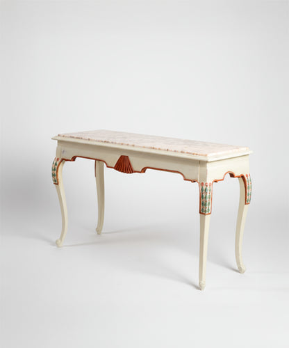 Consola antigua con mármol Vittoria