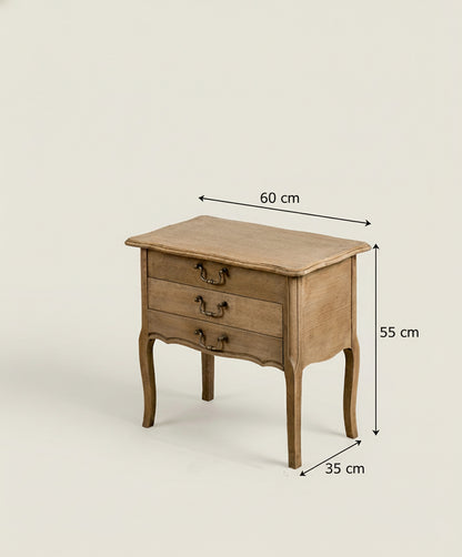 Costurero de madera de roble