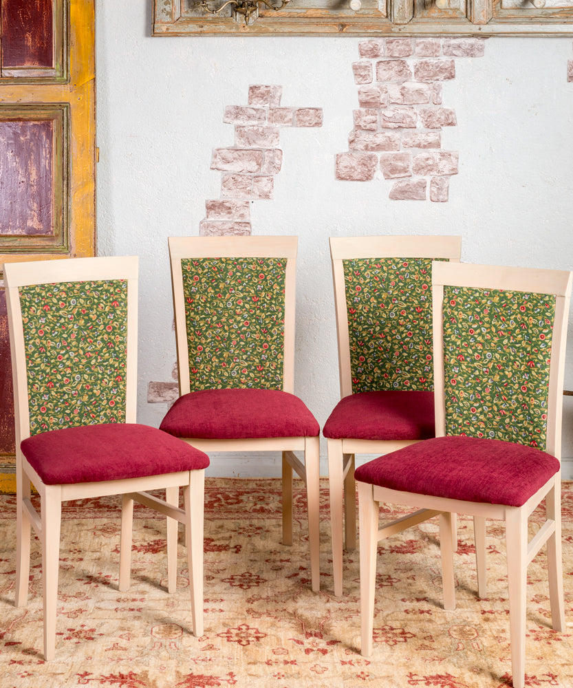 Set of four Louviers chairs