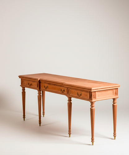 Conjunto de consola y espejo Luis XVI