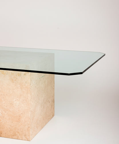 Mesa isla de mármol