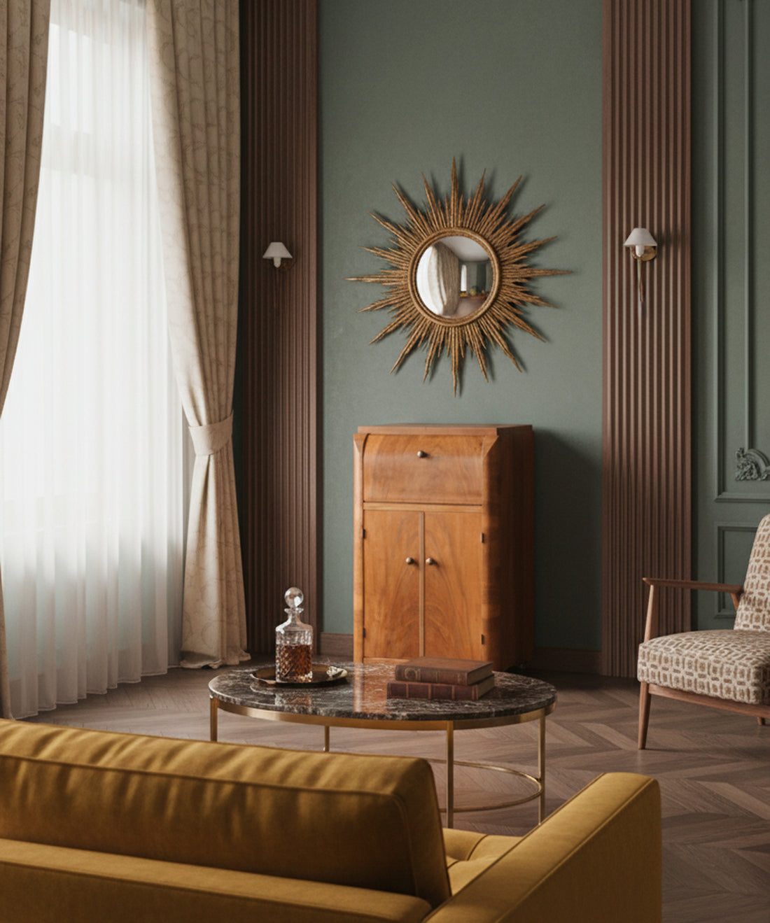 Mueble bar camarera Art Deco