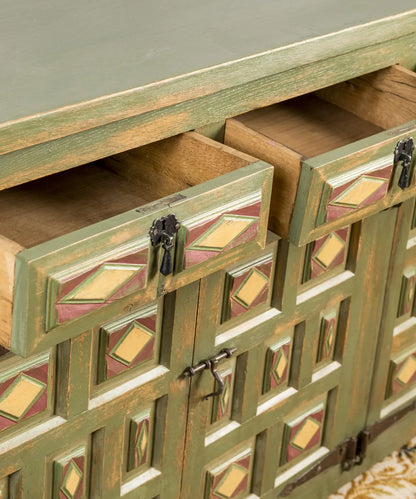 Aparador rústico de madera maciza Leo Antique arte y decoracion