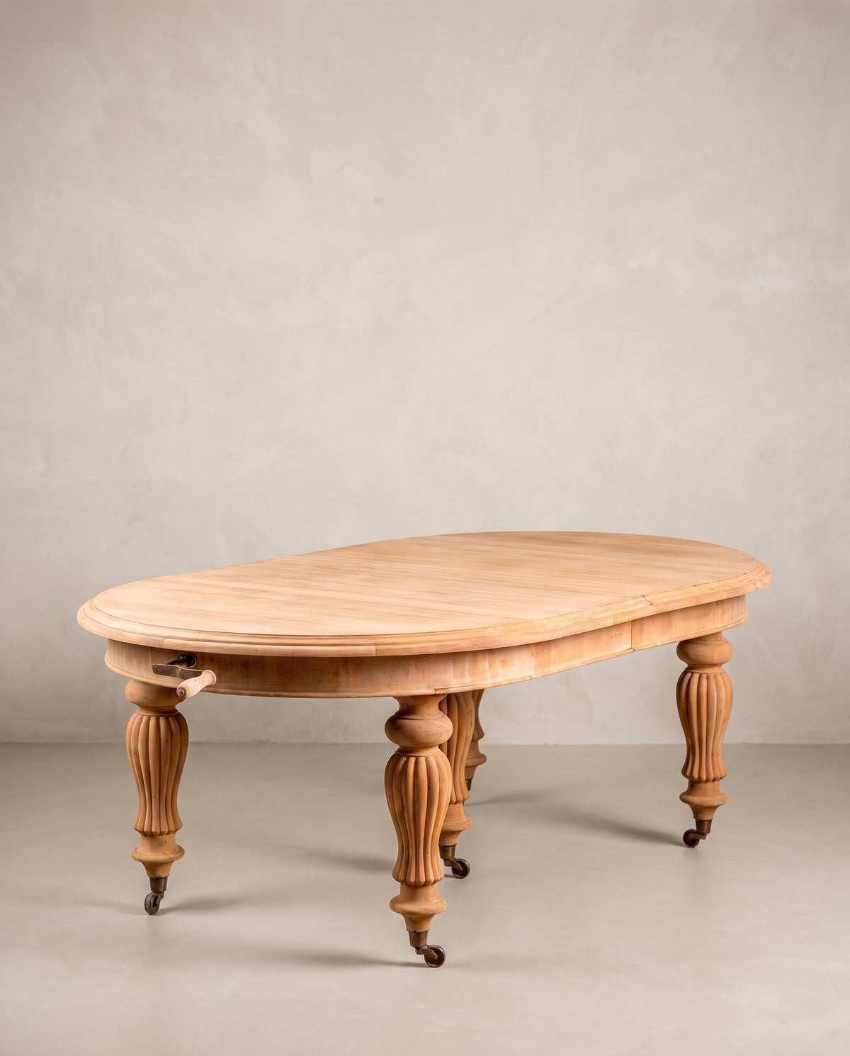 Mesa de Comedor Extensible de Caoba con Manivela | Estilo Victoriano, hasta 386 cm