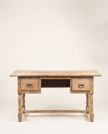 Escritorio Antiguo Francés de Roble Lavado | Estilo Luis XIII, Siglo XIX