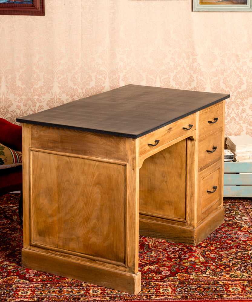 Antique Belchite Oak Desk