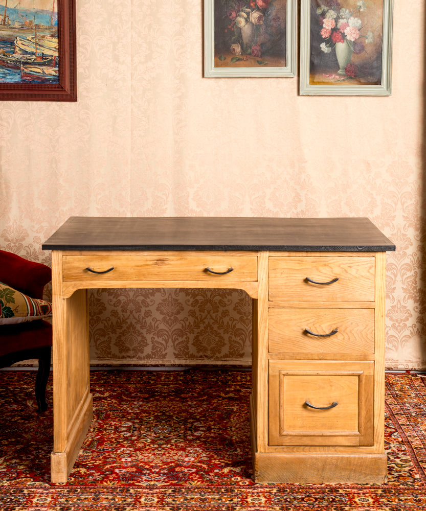 Antique Belchite Oak Desk