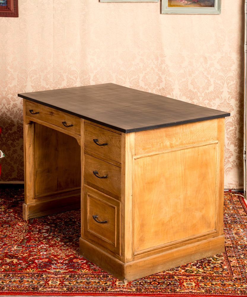 Antique Belchite Oak Desk