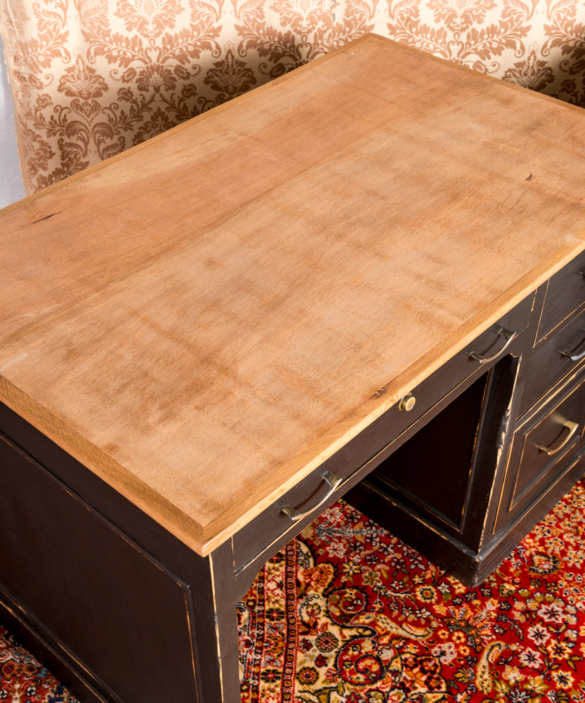 Antique Belchite Oak Desk