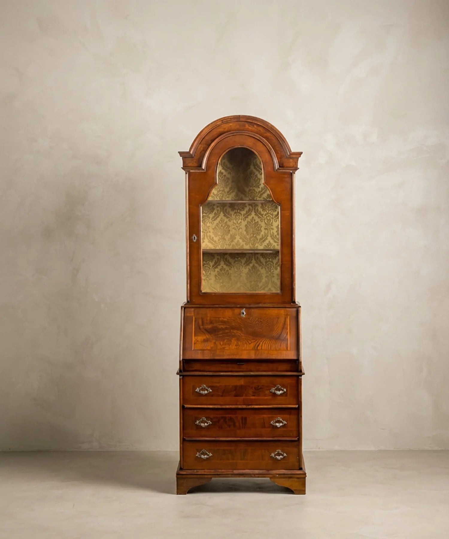 Escritorio secreter con vitrina