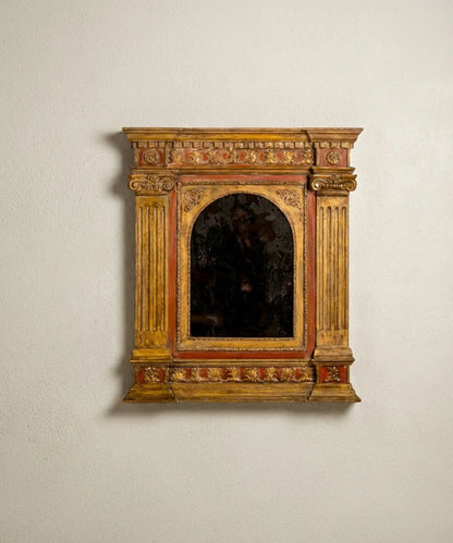 Espejo capilla en madera tallada