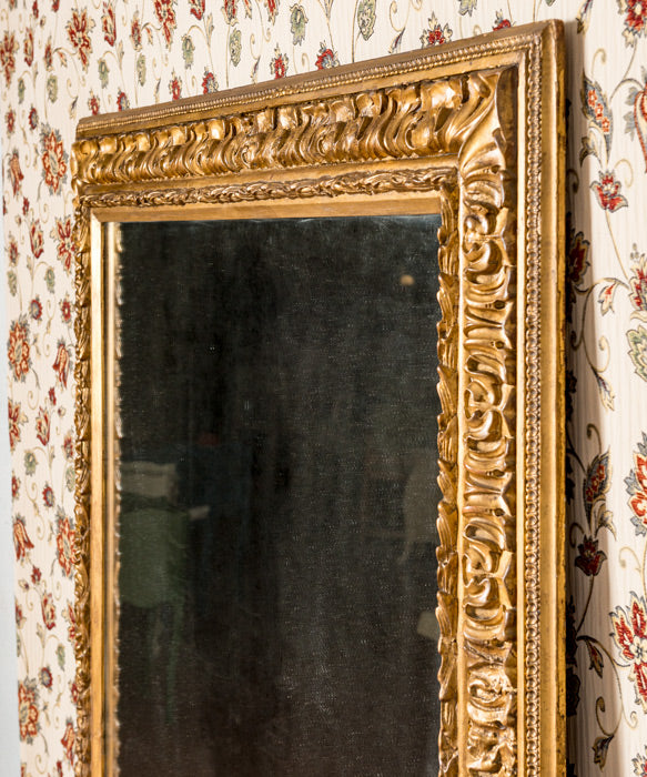 Antique golden Lumiere mirror