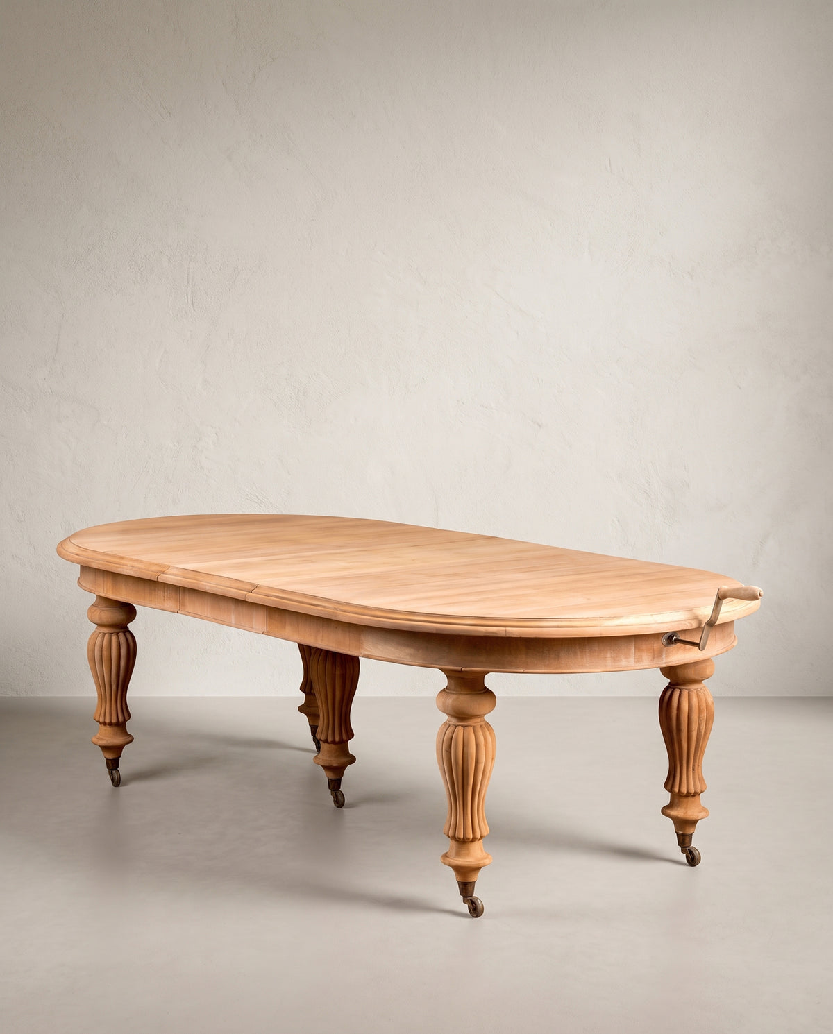 Mesa de Comedor Extensible de Caoba con Manivela | Estilo Victoriano, hasta 386 cm