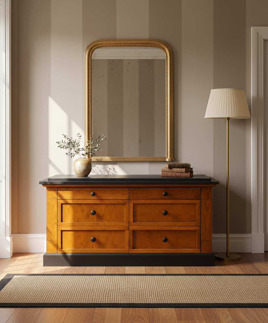 Mueble auxiliar de madera Cassian