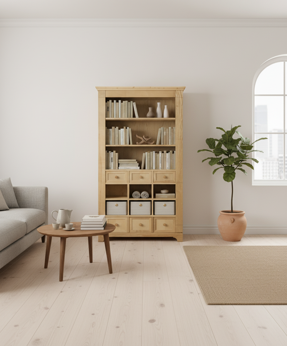 Librería con cajones Eton