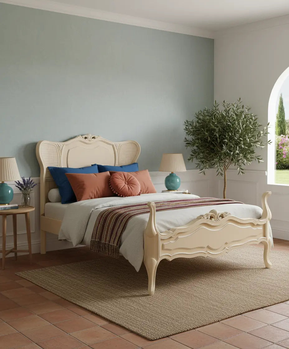 Cama antigua estilo Luis XV Antique arte y decoracion