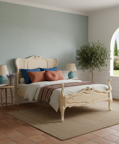 Cama antigua estilo Luis XV