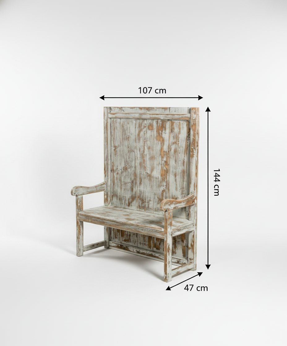 Banco antiguo de madera