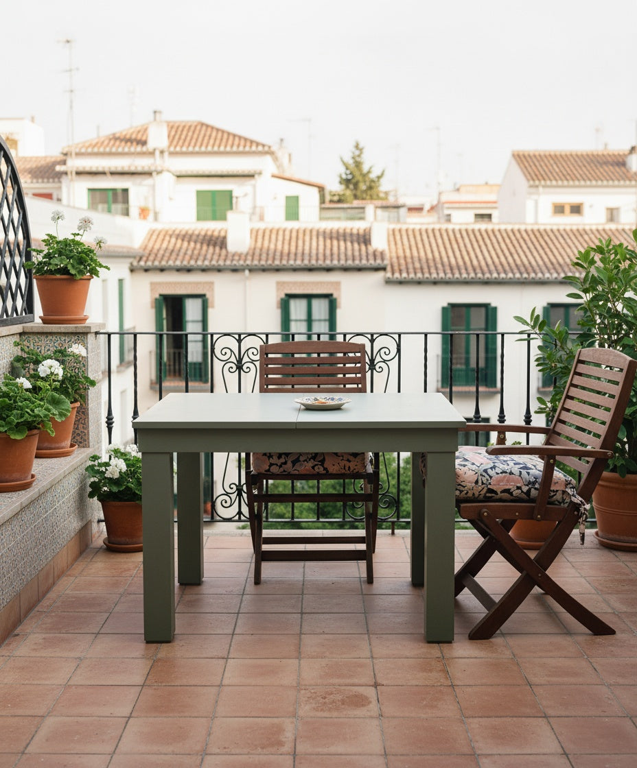 Mesa extensible de madera Toscana