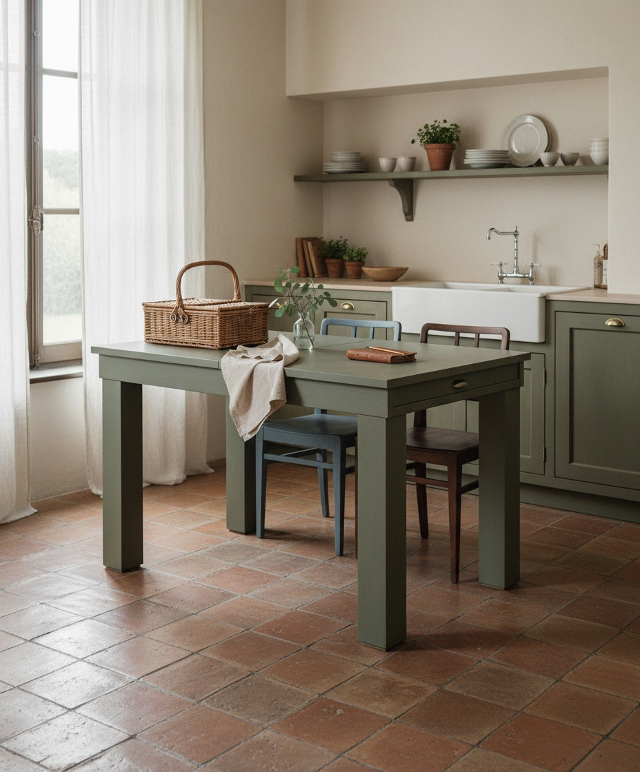 Mesa extensible de madera Toscana