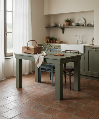 Mesa extensible de madera Toscana