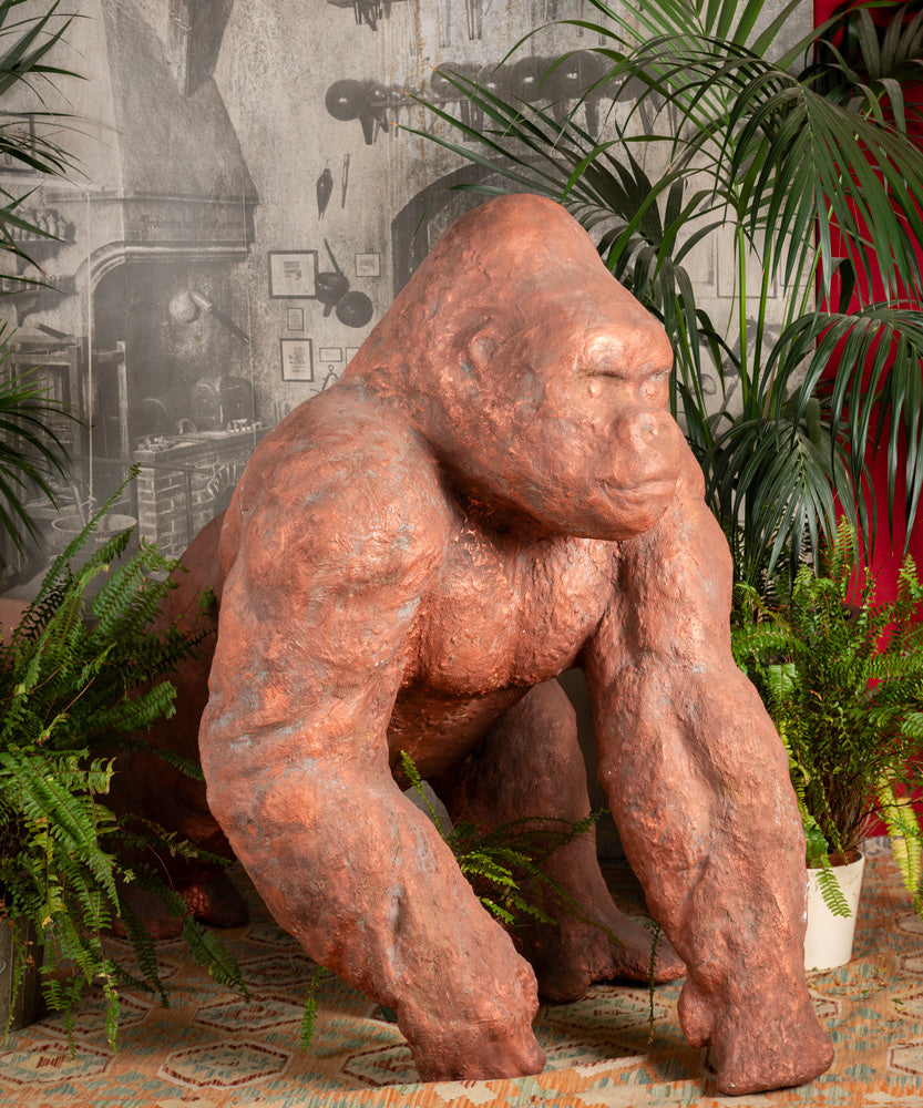 Large gorilla sculpture