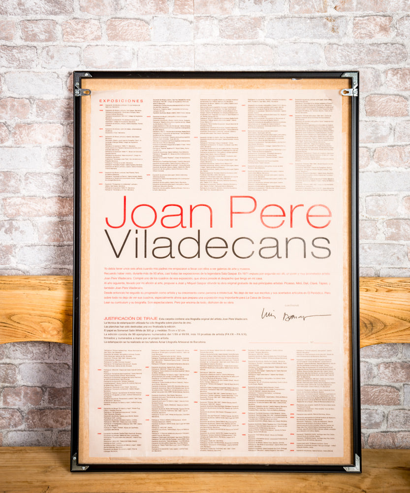 Litografía de Joan Pere Viladecans