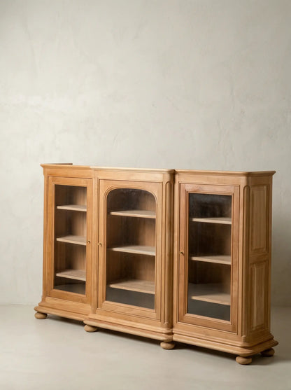 Vitrina expositor de madera