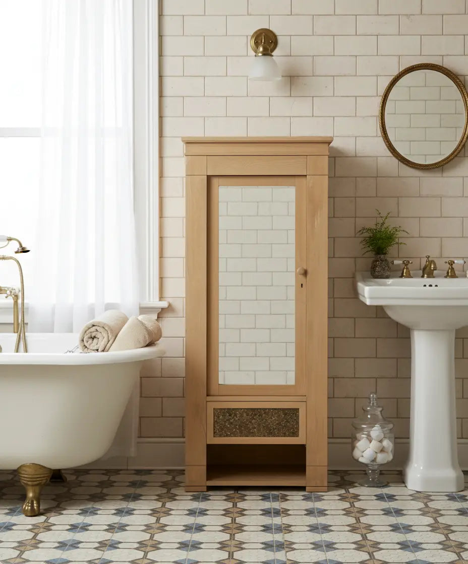 Mueble auxiliar con espejo Antique arte y decoracion