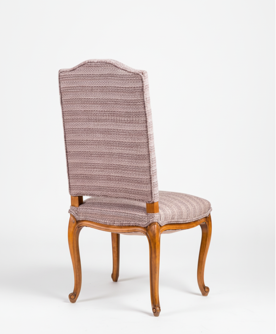 conjunto de sillas antiguas tapizadas