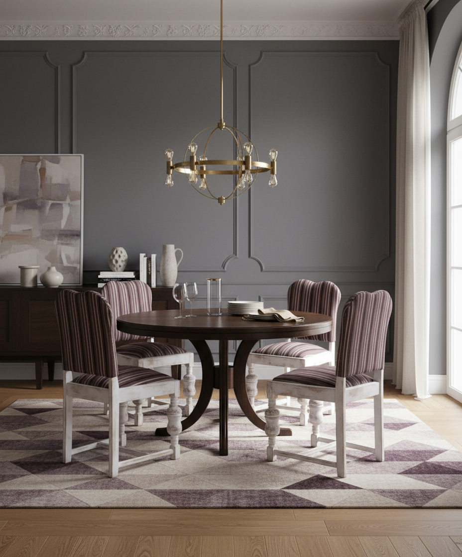 conjunto de cuatro sillas vintag pata decape