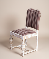 conjunto de cuatro sillas vintag pata decape lateral