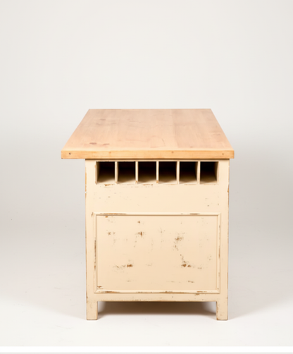 La Orbada industrial island table