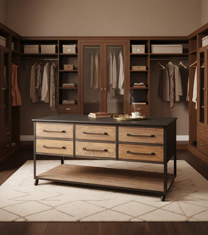 La Manzanera industrial island table