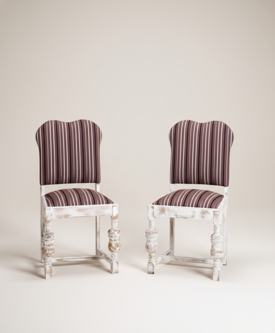 conjunto de cuatro sillas vintag pata decape