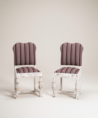 conjunto de cuatro sillas vintag pata decape