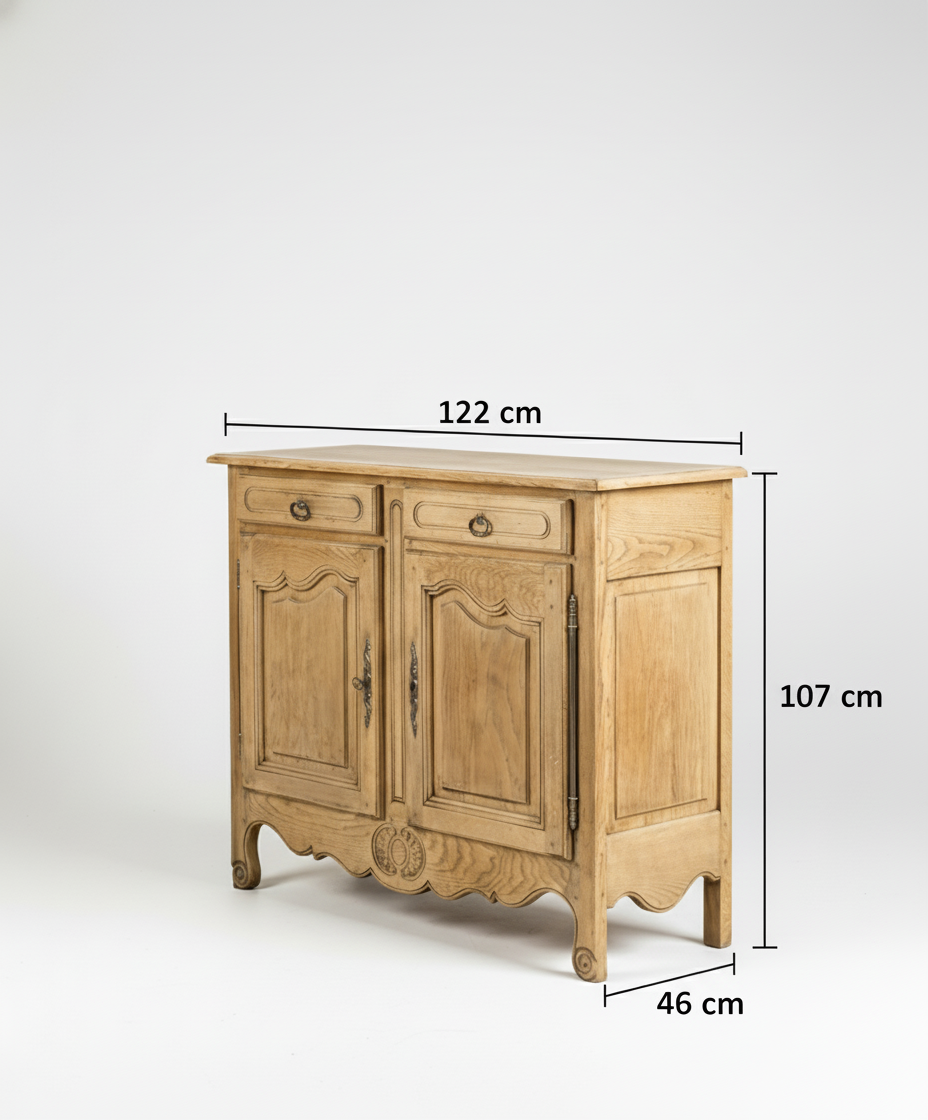 Aparador francés provenzal de roble