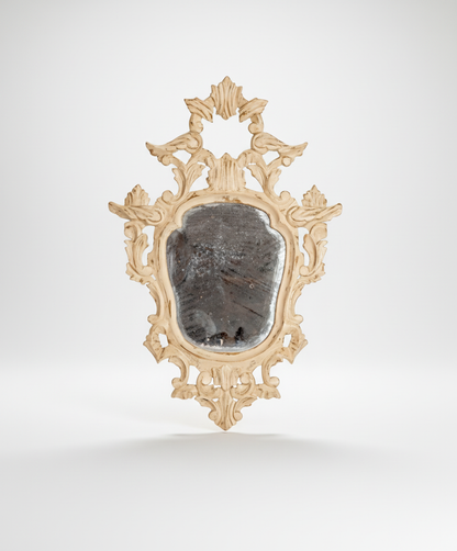 Antique cornucopia mirror