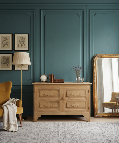 Aparador de madera de estilo rústico