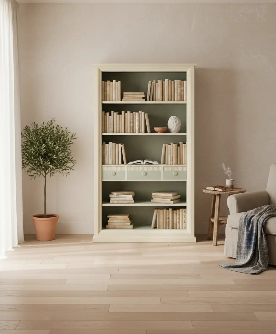 Librería estantería con cajones Sienna Antique arte y decoracion