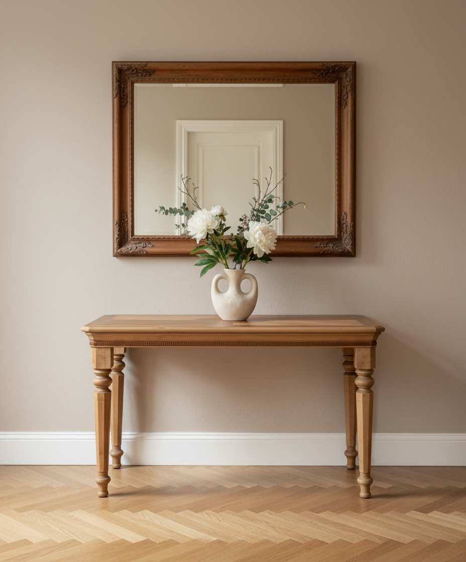 Mesa auxiliar de estilo neoclásico