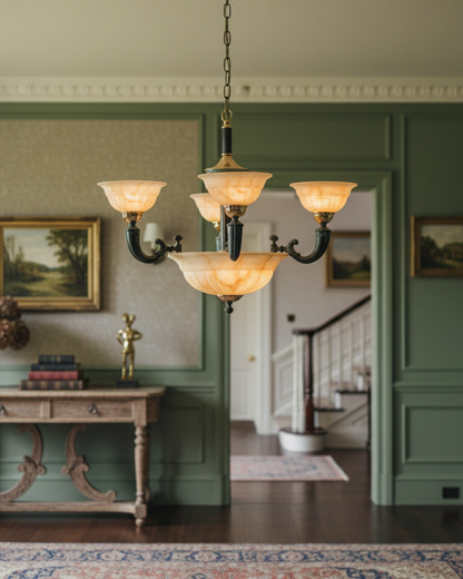 Lámpara de bronce Lemans