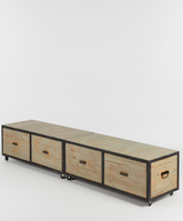 mueble cajonera industrial 