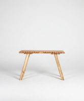 mesa auxiliar rustica o consola de madera