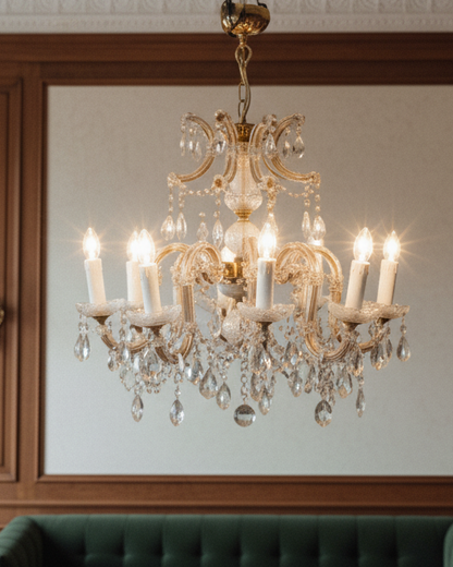 Lampara de araña antigua