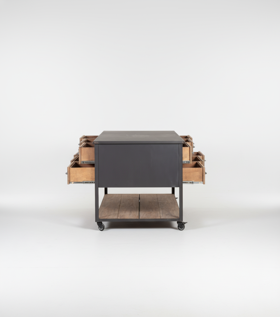 La Manzanera industrial island table