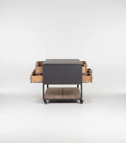 La Manzanera industrial island table