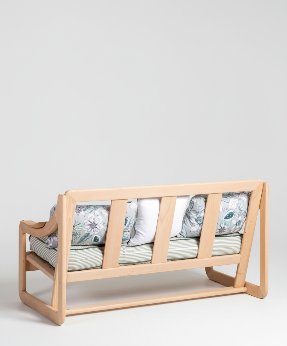 Sofá de madera Lionel